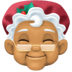 🤶🏽 Mrs. Claus: medium skin tone display on Facebook